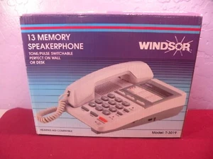Windsor 13 Memory Speakerphone Model T-3019 Unused in Box D5 - Zdjęcie 1 z 5