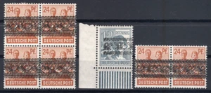 Bizone 1948 Control Council II Lot Mi.No. 40 I & 44 I With Print Error ** / * - Picture 1 of 2
