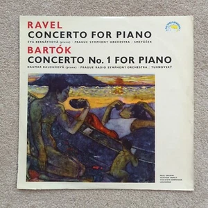RAVEL Piano Concerto BERNATHOVA / BARTOK Concerto 1 BALOGHOVA SMETACEK TURNOVSKY - Picture 1 of 13