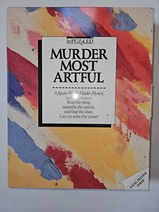 Murder Most Artful Jigsaw Puzzle Murder Mystery - Picture 1 of 4