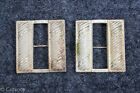 US WW1 FULL Size Silver Solid Back Pin Captain's Rank Bars Matched Pair M1013