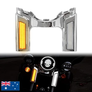 Motorcycle Shock Absorber LED Turn Signal Light Harley Touring Street Electra - Bild 1 von 8