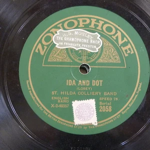 78rpm ST HILDA COLLIERY BAND ida & dot / titania - Picture 1 of 1