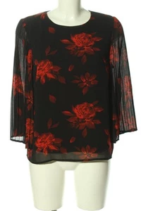 VILA Blusa caída Mujeres Talla EU 38 negro-rojo elegante - Imagen 1 de 5