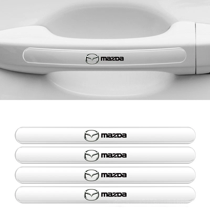 4PCS Clear Car Door Handle Film Sticker Protector Trim Accessories for Mazda Foto 1 de 1