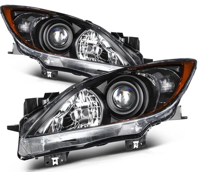 Conjunto de faros para Mazda 3 2010 2011 2012 2013 (5 velocidades) lado izquierdo + derecho Foto 1 de 4