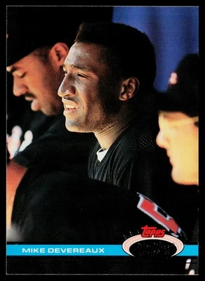 1991 Stadium Club #555 Mike Devereaux - Image 1 of 2