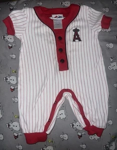 Traje infantil Majestic MLB Anaheim Angels talla 3/6 meses. - Imagen 1 de 8