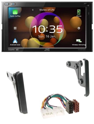 JVC DAB MP3 2DIN Bluetooth USB Autoradio für Toyota Highlander MR2 Sequoia Yaris - Bild 1 von 4