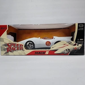 2008 Jada Style Speed Racer MISB 1:18 Scale Mach 5 Diecast Metal Racecar - Picture 1 of 5