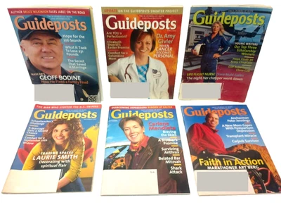 Lot of Six 2002-2003 Guideposts Magazines Dr Amy Givler / Geoff Bodine More! - Image 1 of 4