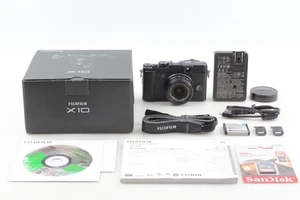 Fuji Fujifilm X10 12.0MP Digital Camera Black [Top MINT in Box] Japan - Picture 1 of 12