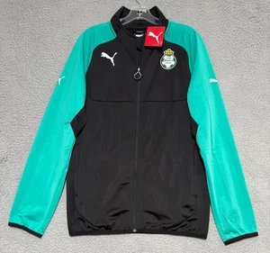 NUEVO Puma Club Santos Laguna Guerreros Hombres Cremallera Completa Tricot Chaqueta Para Hombres Mediana - Imagen 1 de 12