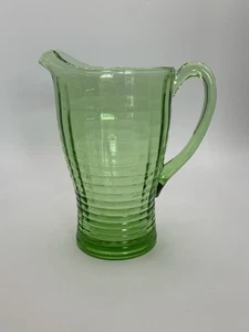 Hocking Glass Company BLOCK OPTIC 40 oz PITCHER - Picture 1 of 4