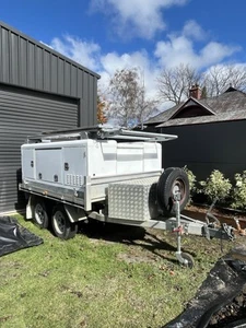 2014 TSB Service Body 1750 x 2400 Aluminium Lift Off Ute Tray Canopy - Picture 1 of 16