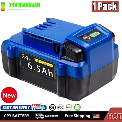 24V 6.5Ah For Kobalt 24Volt Max Lithium Ion Battery KB624-03 KB524-03 KB424-03