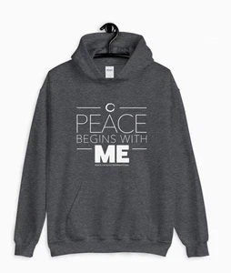 Peace Begins With Me Hoodie- Size XL - Picture 1 of 2