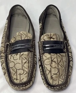 Calvin Klein men's CK Logo Loafers Size 9.5 - Picture 1 of 13