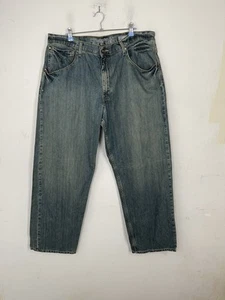 Jeans uomo Levis Silvertab 40x32 blu larghi skater larghi grunge denim gamba larga - Foto 1 di 11