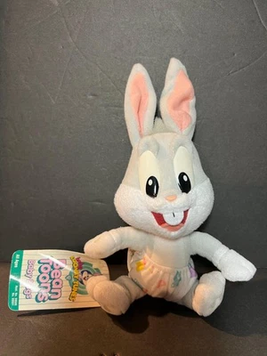 Warner Bros Play By Play Bugs Bunny Baby Looney Tunes Diaper Days Plush 1998  - Image 1 of 4