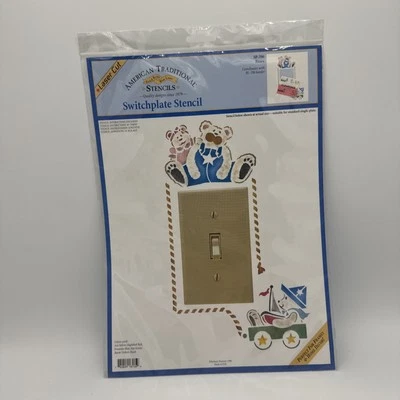 Plantilla de placa de conmutación tradicional americana SP-706 Bears nueva 1998 vintage nueva de colección Foto 1 de 2