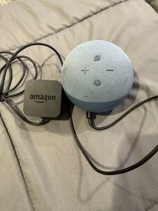 Echo Dot 4th Generation Smart speaker w/clock Alexa B7W644 Twilight Blue #U0986 - Picture 1 of 7