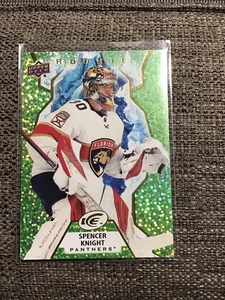 2021-22 UD Ice Rookie Green Spencer Knight - Picture 1 of 2