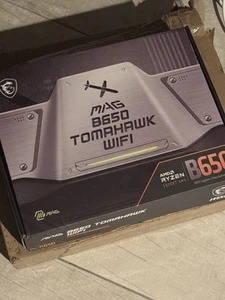 MSI MAG B650 Tomahawk WIFI DDR5 Mainboard Sockel AM5 AMD B650 - Gebraucht - Afbeelding 1 van 4