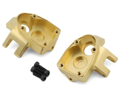 Axial AXP8 Gilamon Brass Front Portal Knuckles (2) (69.5g Each) [AXI-2200] - Image 1 of 2