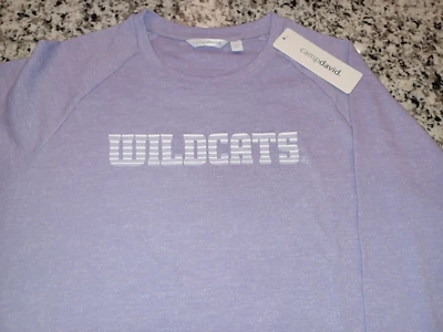 K State KSU Wildcats Women's Med Lavender L/S Sweatshirt NCAA Baseball style NWT - Изображение 1 из 4