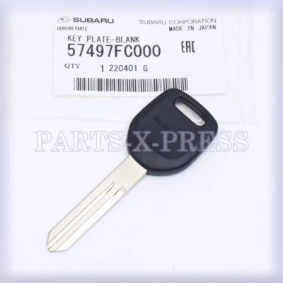 NEW OEM GENUINE SUBARU OUTBACK 2000-2004 STEEL KEY BLANK PLATE BLACK 57497FC000 - Image 1 of 4