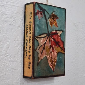 HOUSTON LLEW Spiritile No.145 Turning Point Glass Enamel on Copper Decor Box - Picture 1 of 11