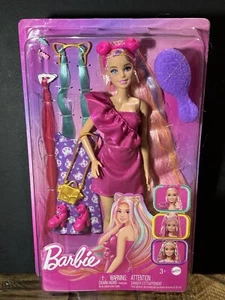 ***NUOVO***Barbie Fun & Fancy Doll con 3 abiti accessori ed estensioni capelli 11,5" - Foto 1 di 3