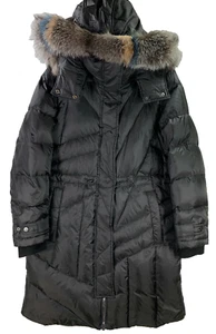 NEW Andrew Marc Down & Feather Hooded Parka with Genuine Fox Fur Trim - M #C20 - Picture 1 of 7