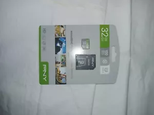 PNY 32GB Elite-X Class 10 U3 microSDHC Flash Memory Card - Picture 1 of 2