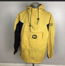 Vtg 90s Disney Store Tigger Coat Jacket Mens Medium M Yellow Hood Raincoat