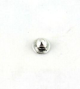 100PCS Tibetan silver flat round bail beads FC13384