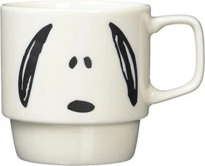 "PEANUTS" Snoopy Stapelbecher Snoopy Muster 340 ml weiß Keramik SN41-11 - Bild 1 von 2