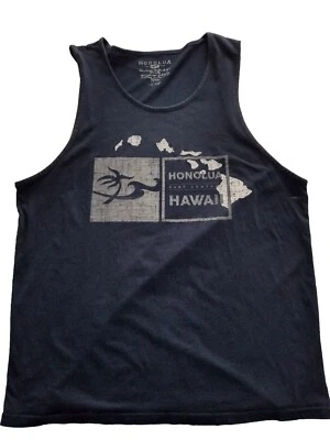 Honolua Tan Top TEE T SHIRT Dark Blue XL - Image 1 of 4