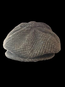 Vintage Pendleton Brown Wool Plaid Newsboy Hat Cap Small - Picture 1 of 7