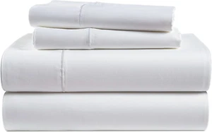 1000 TC 100% Egyptian Cotton King Size Sheets Set, Soft & Comfy Luxury Hotel Sty - Picture 1 of 12