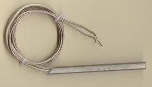 FAST HEAT Cartridge Heater 3/8" Dia X 4 1/2" Long 200W 240V 35" Fiberglass leads - Picture 1 of 1