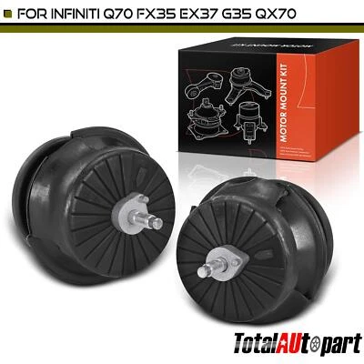 Soporte de motor 2 piezas para INFINITI EX35 2008-2012 EX37 FX35 delantero izquierdo y derecho Foto 1 de 4