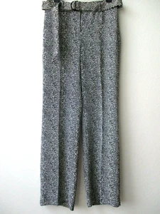 WHITE HOUSE & BLACK MARK BLACK & WHITE GEOMETRIC PRINT DRESS PANTS SIZE 0R - Picture 1 of 5