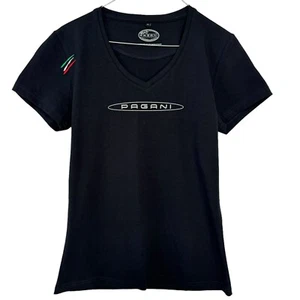 Automobili Pagani Italy T-Shirt Black Logo Super Car Racing Short Sleeve Tee M - Picture 1 of 12