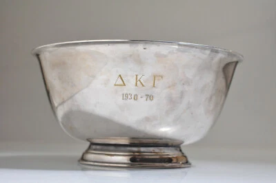 Vintage Sons of Liberty Paul Revere Silverplate Bowl Fraternity Monogram - Image 1 of 4