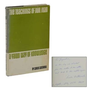 The Teachings of Don Juan ~ SIGNED by CARLOS CASTANEDA ~ First Edition 1968 1st - Imagen 1 de 6