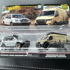 Hot Wheels Premium 2 Pack '05 Toyota Land Cruiser Prado Mercedes Sprinter Tourer - Picture 1 of 1