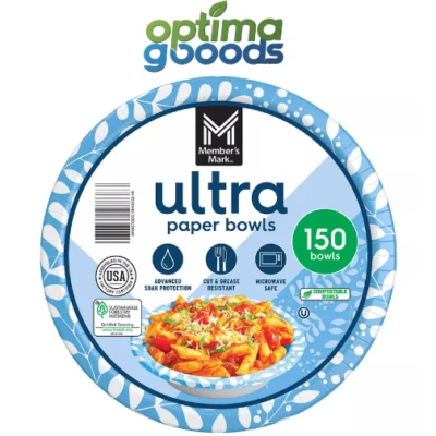 Member's Mark Ultra Soup/Salad Paper Bowls (20 oz., 150 ct.) - Image 1 of 4