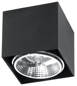 Negro Lámpara para Montar Aluminio Anguloso Moderno Multiple Gellia Bombilla - Imagen 1 de 4